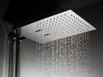JETTO - Wall-mounted brass shower panel with hand shower by Tender rain - view 3